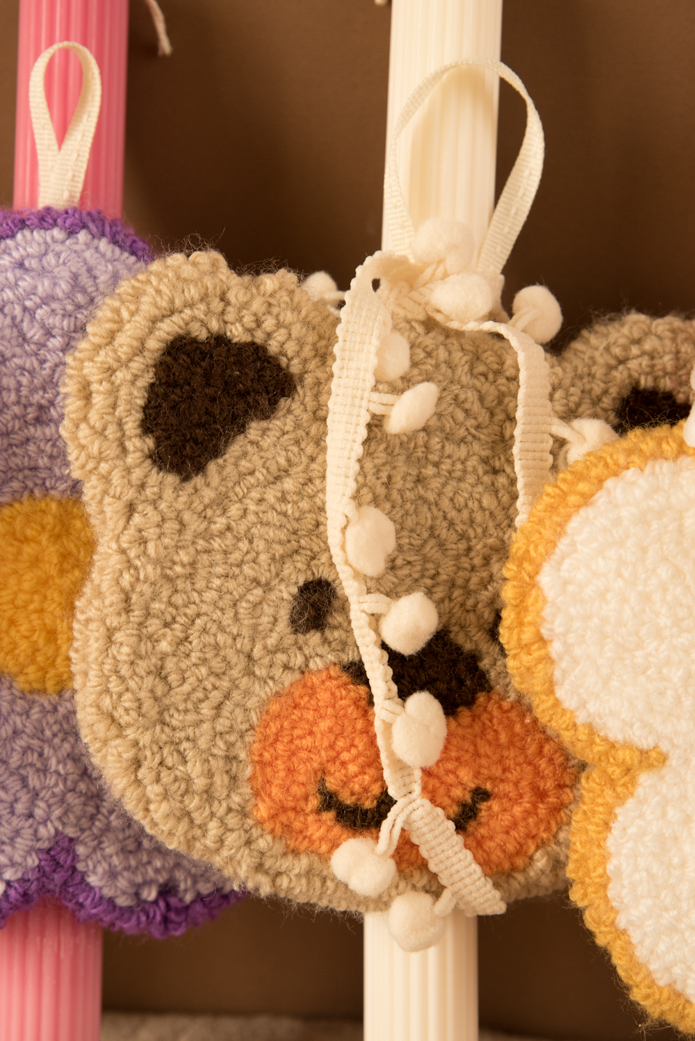 Easter Candle – Punch Needle Charm 8 Easter Candle – Punch Needle Charm - Image 8