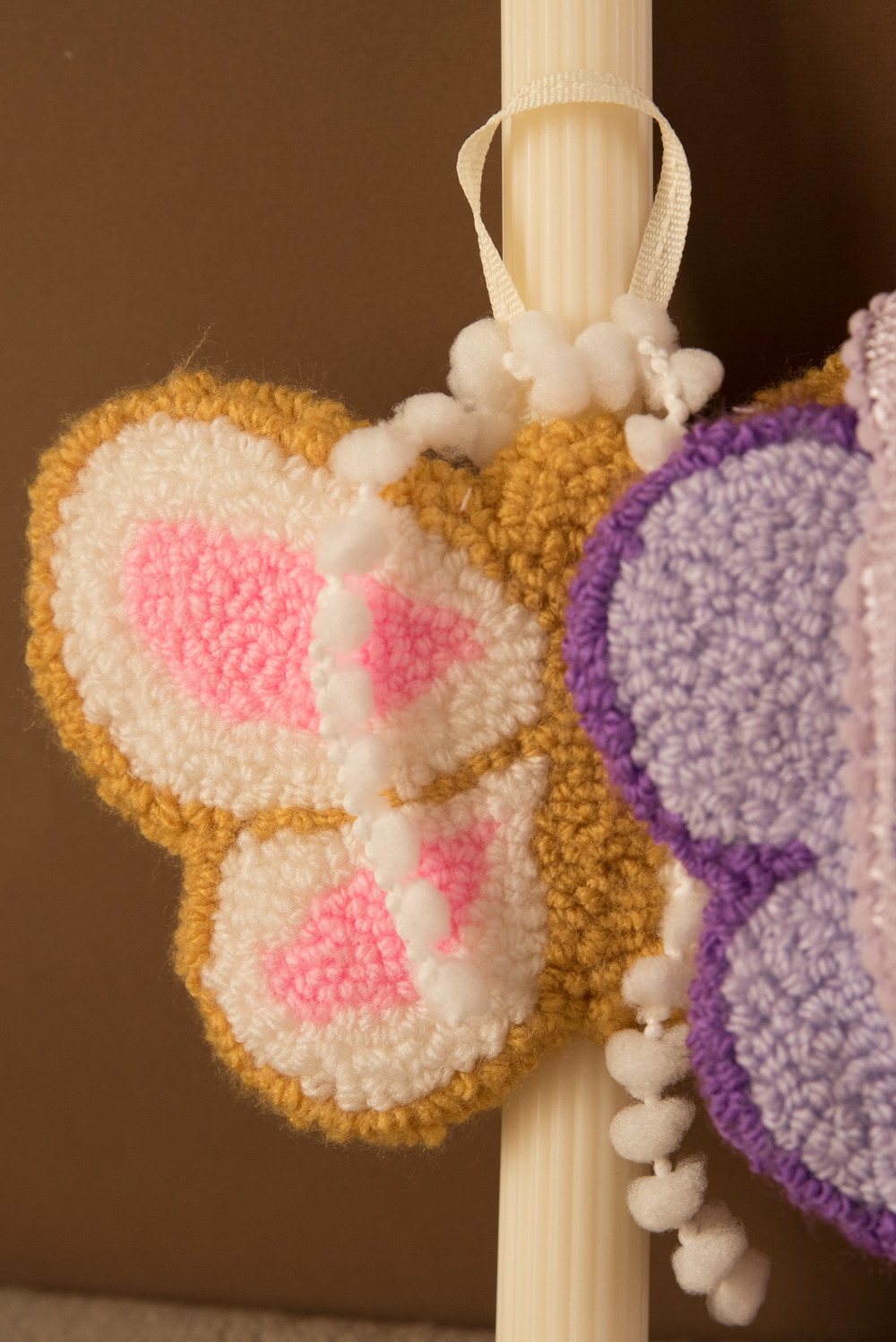 Easter Candle – Punch Needle Charm 9 Easter Candle – Punch Needle Charm - Image 9